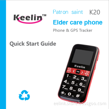Elderly phone with real time gps tracking